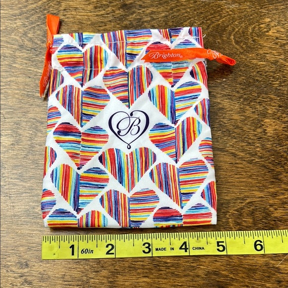 Brighton Multicolor Heart Drawstring Pouch - Picture 7 of 10